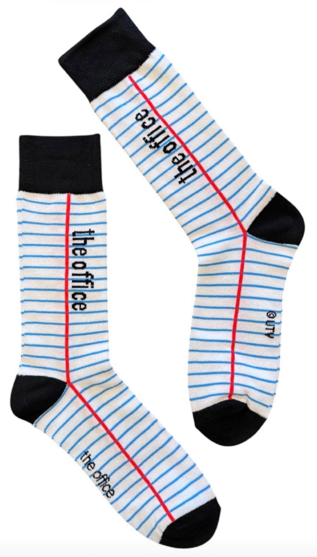 THE OFFICE TV SHOW Men’s DUNDER MIFFLIN PAPER COMPANY Socks (CHOOSE PATTERN)