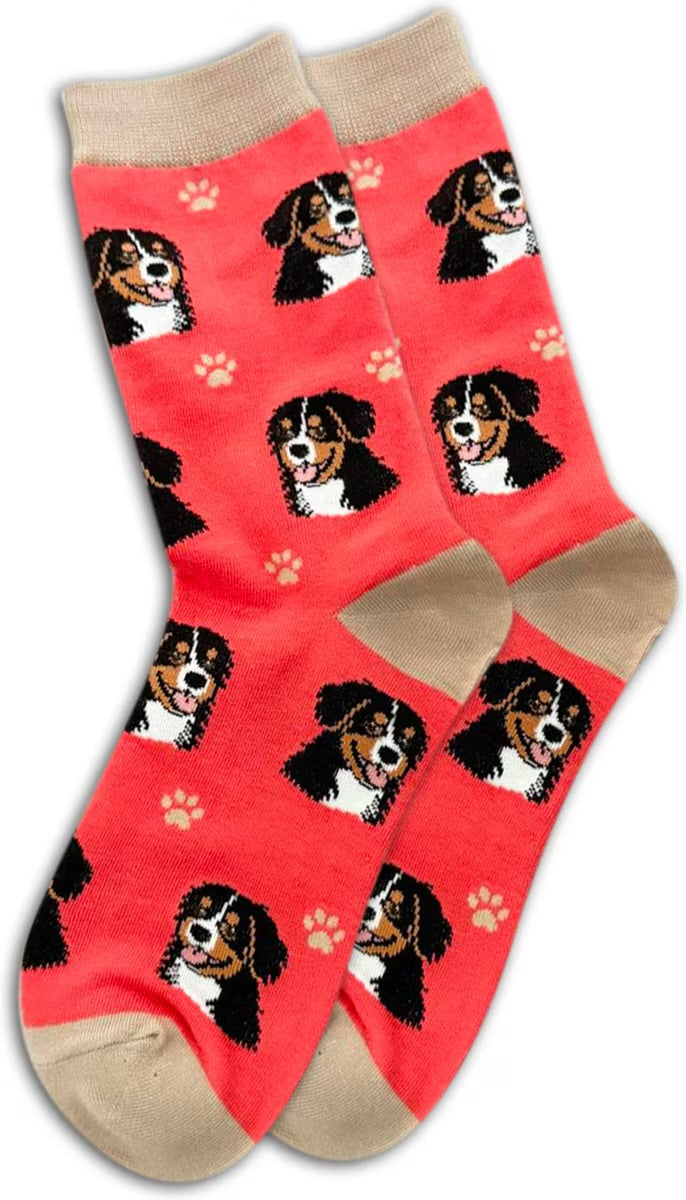 BERNESE MOUNTAIN Dog Adult Unisex Socks By E&S Pets Choose style