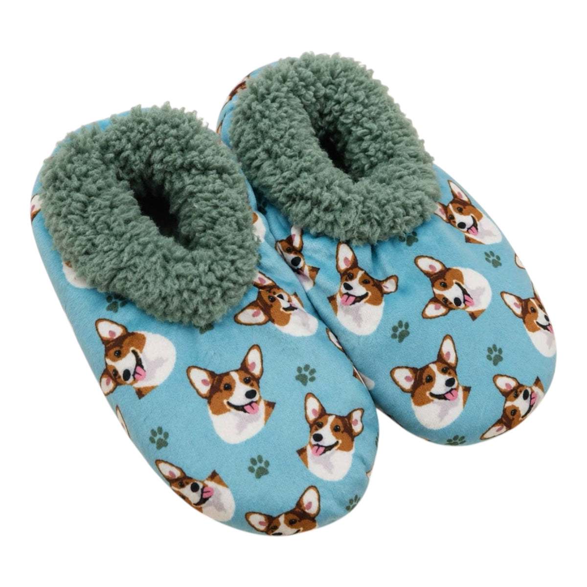 WELSH CORGI Dog Ladies Non-Slip Slippers COMFIES BRAND By E&S Pets