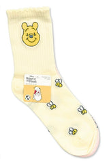 DISNEY Winnie The Pooh Ladies 2 Pair Of Socks With PIGLET & HONEY BEES