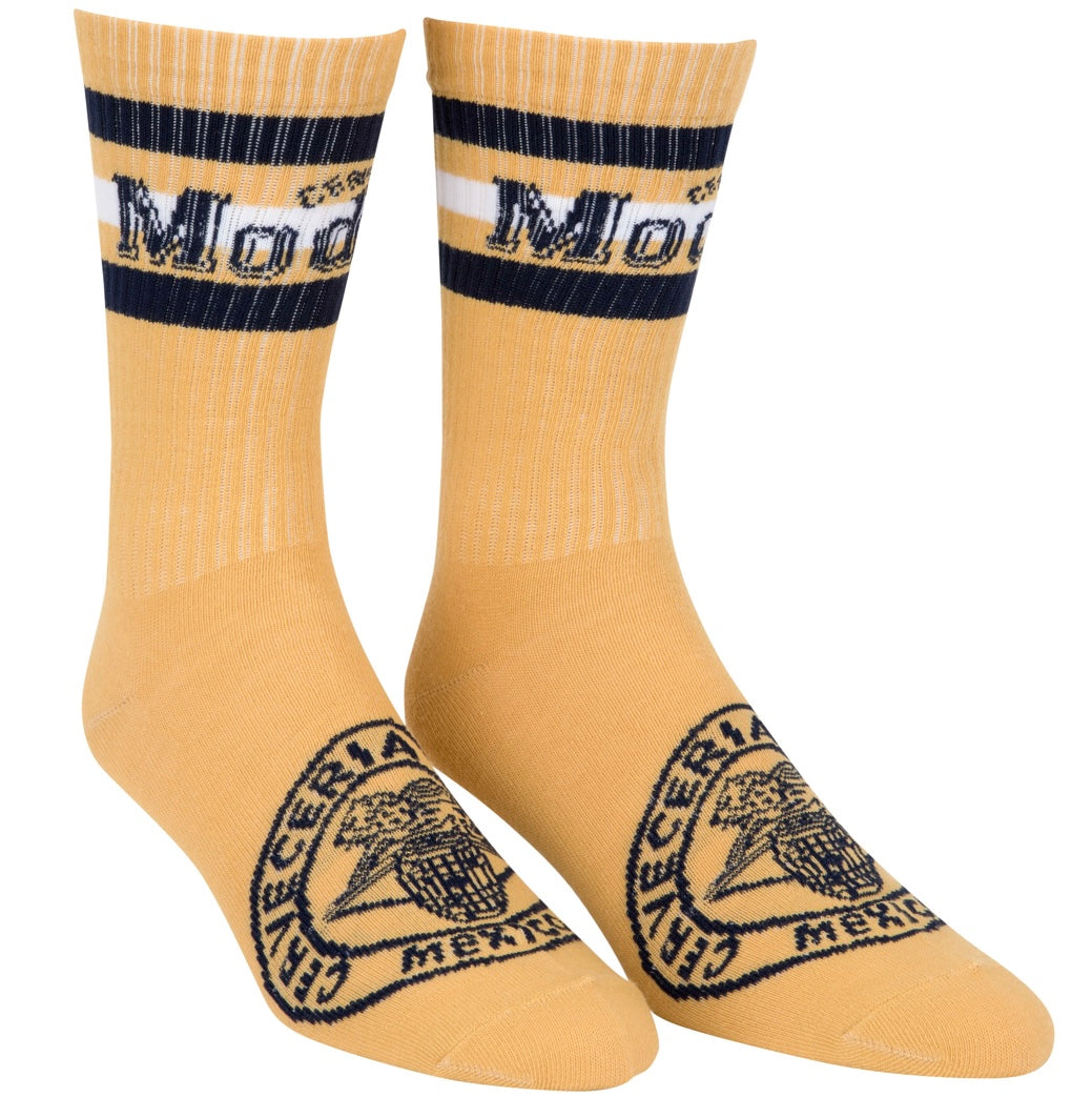 MODELO BEER Men’s 2 Pair Of Socks ESPIRITU LUCHADOR - Novelty Socks And Slippers