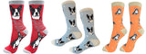 BOSTON TERRIER Dog Unisex Socks By E&S Pets CHOOSE SOCK DADDY, HAPPY TAILS, LIFE IS BETTER - Novelty Socks for Less