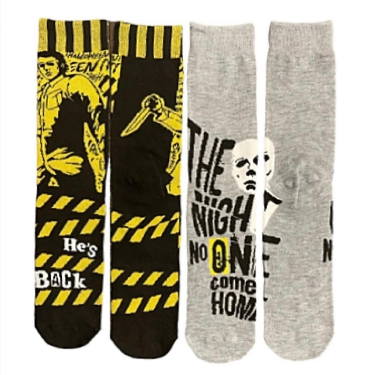 HALLOWEEN II Men’s 2 Pair Of MICHAEL MYERS Socks (CHOOSE FROM 8 STYLES)