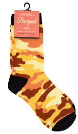 PARQUET Brand Ladies CAMOFLAUGE Socks (CHOOSE COLOR) - Novelty Socks And Slippers