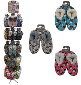 BULLDOG Ladies Non-Slip Slippers COMFIES BRAND By E&S Pets - Novelty Socks And Slippers