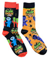SOUR PATCH KIDS Men’s 2 Pair Of HALLOWEEN Socks ODD SOX Brand - Novelty Socks And Slippers