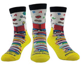 POWER OF BOOKS Unisex Kids Socks Age 5-7 SOCK PANDA Brand - Novelty Socks And Slippers