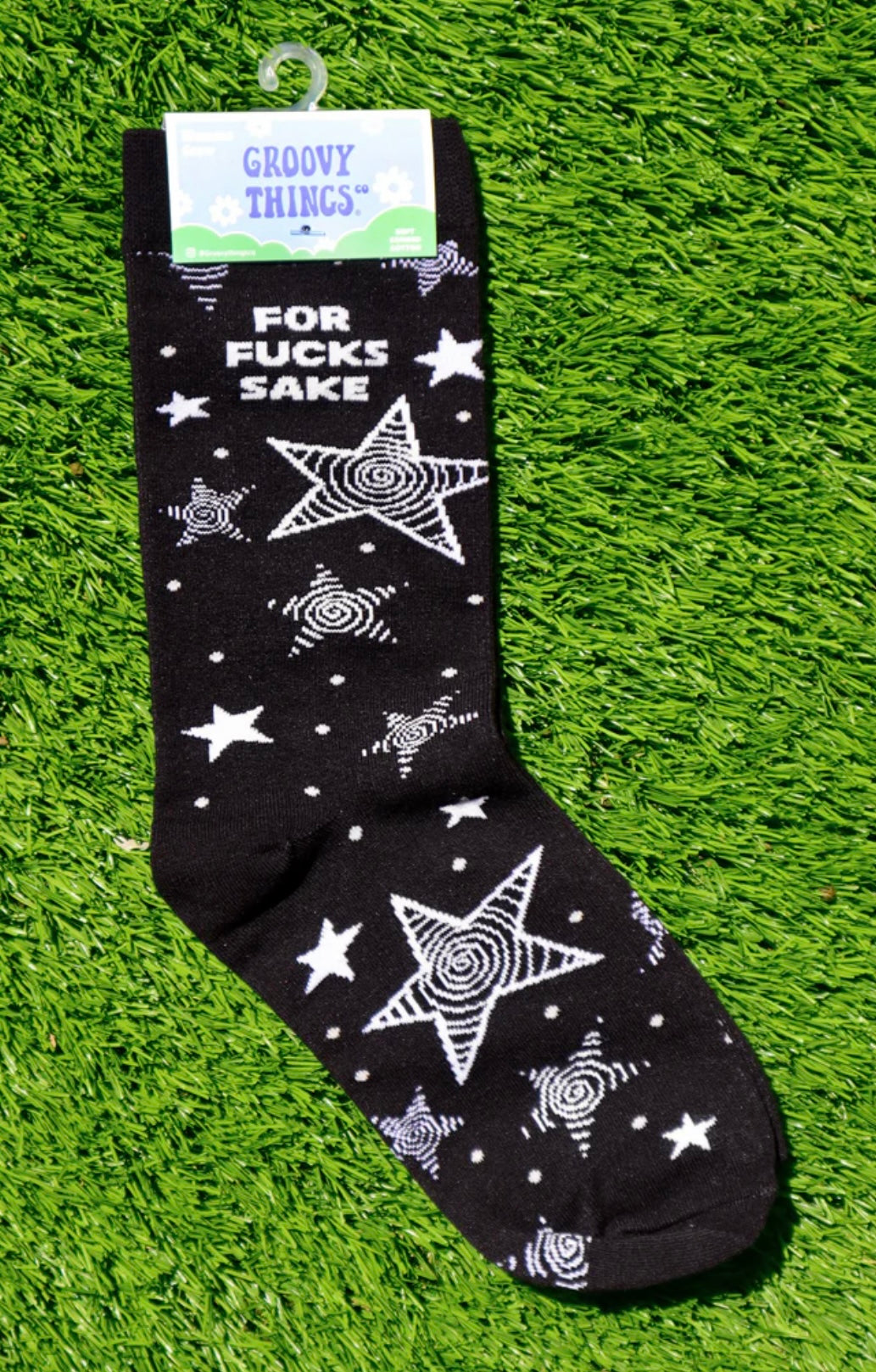 GROOVY THINGS Brand Ladies FOR FUCKS SAKE Socks - Novelty Socks And Slippers