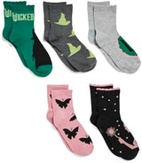 WICKED The Movie Ladies 5 Pair Of Socks - Novelty Socks And Slippers