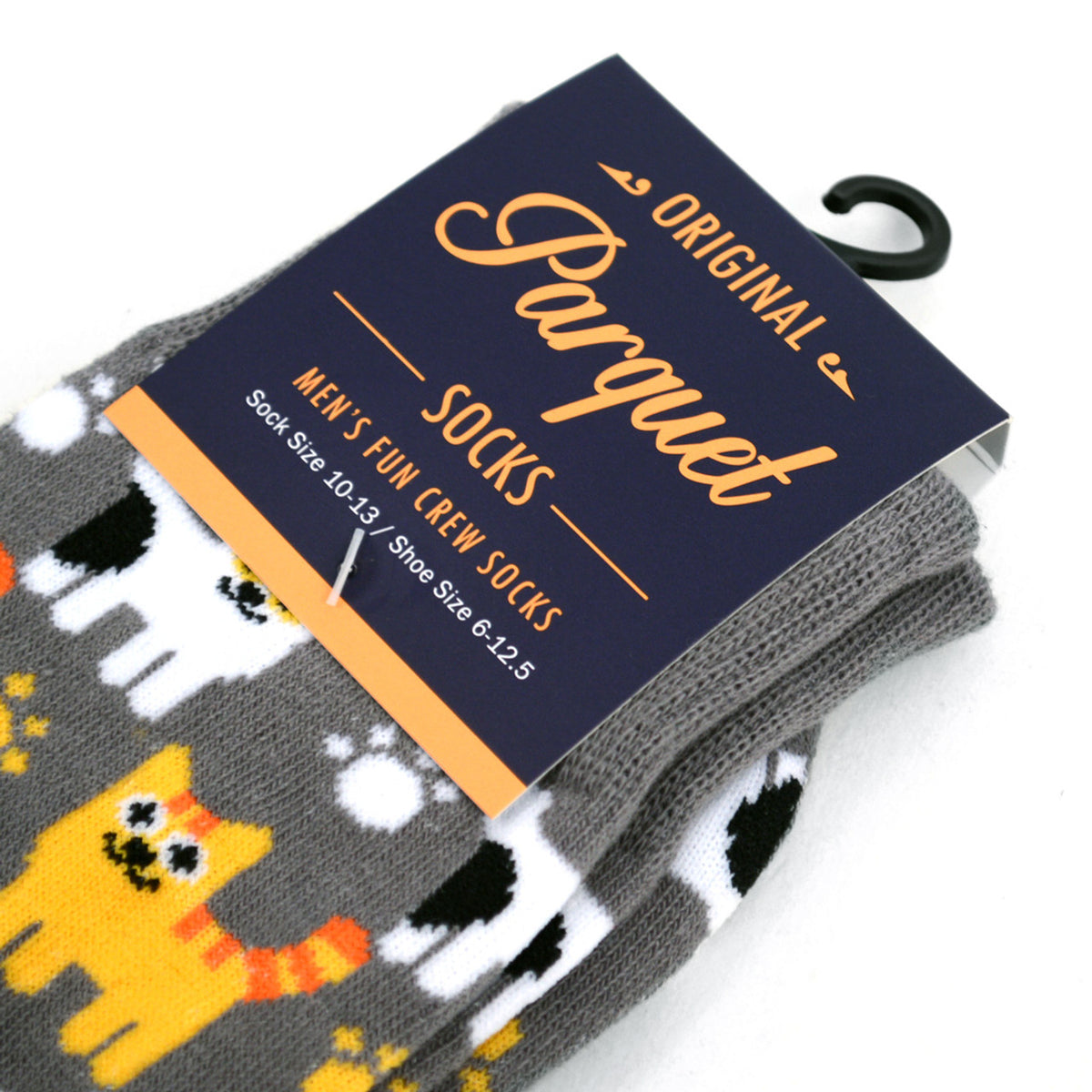 PARQUET Brand Men’s KITTEN Socks KITTENS ALL OVER - Novelty Socks And Slippers