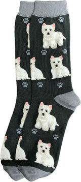 WESTIE Dog Adult Unisex Socks By E&S Pets Choose Style