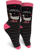 BORN TO DILLY DALLY Ladies Goose Socks GROOVY THINGS Brand