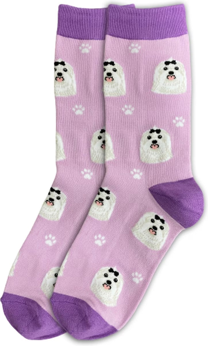 MALTESE Dog Adult Unisex Socks By E&S Pets Choose Style