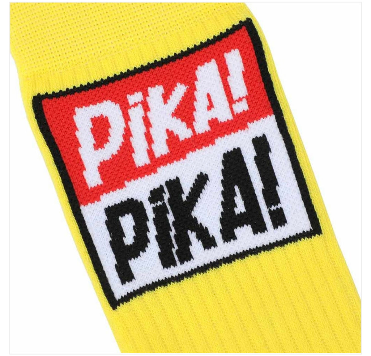 POKEMON Men’s PIKACHU Socks PIKA! PIKA! BIOWORLD Brand - Novelty Socks And Slippers