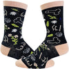 PENIS BOOBS & FLOWERS LADIES SOCKS CRAZY DOG BRAND