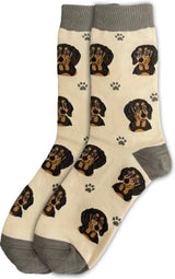 BLACK DACHSHUND Dog Adult Unisex Socks By E&S Pets Choose Style