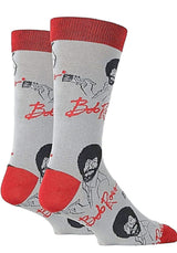 BOB ROSS Men’s Socks ‘IT’S BOB ROSS’ OOOH YEAH Brand - Novelty Socks for Less