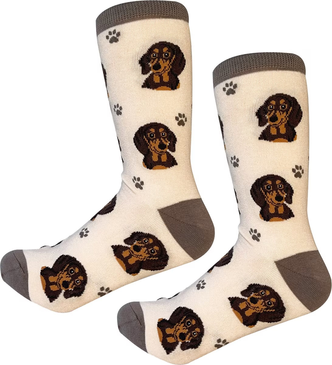 BLACK DACHSHUND Dog Adult Unisex Socks By E&S Pets Choose Style