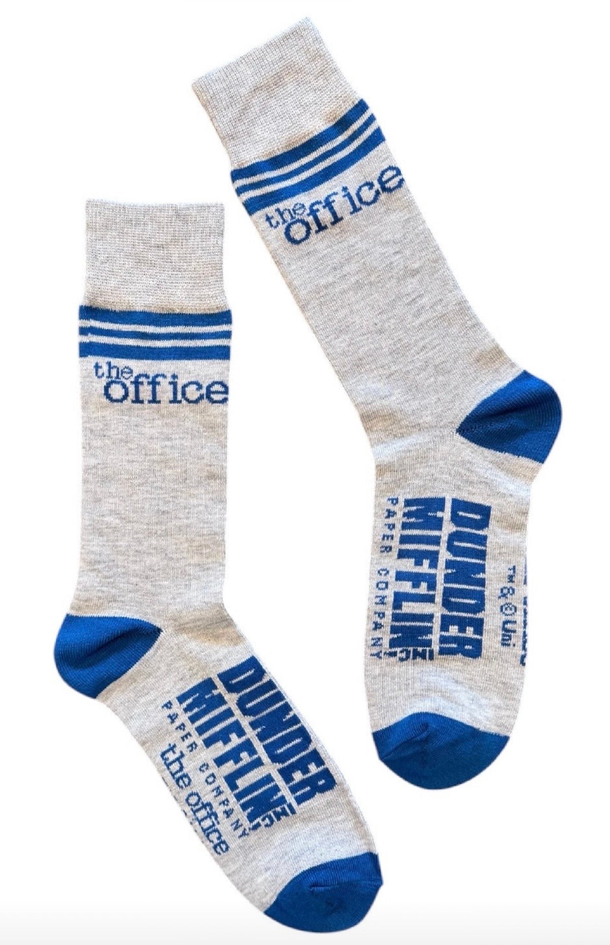THE OFFICE TV SHOW Men’s DUNDER MIFFLIN PAPER COMPANY Socks (CHOOSE PATTERN)