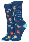 SOCK HARBOR Brand Ladies YOU’RE DOING GREAT, BITCH’ Socks - Novelty Socks And Slippers