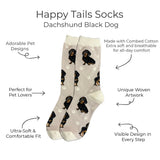 BLACK DACHSHUND Dog Adult Unisex Socks By E&S Pets Choose Style