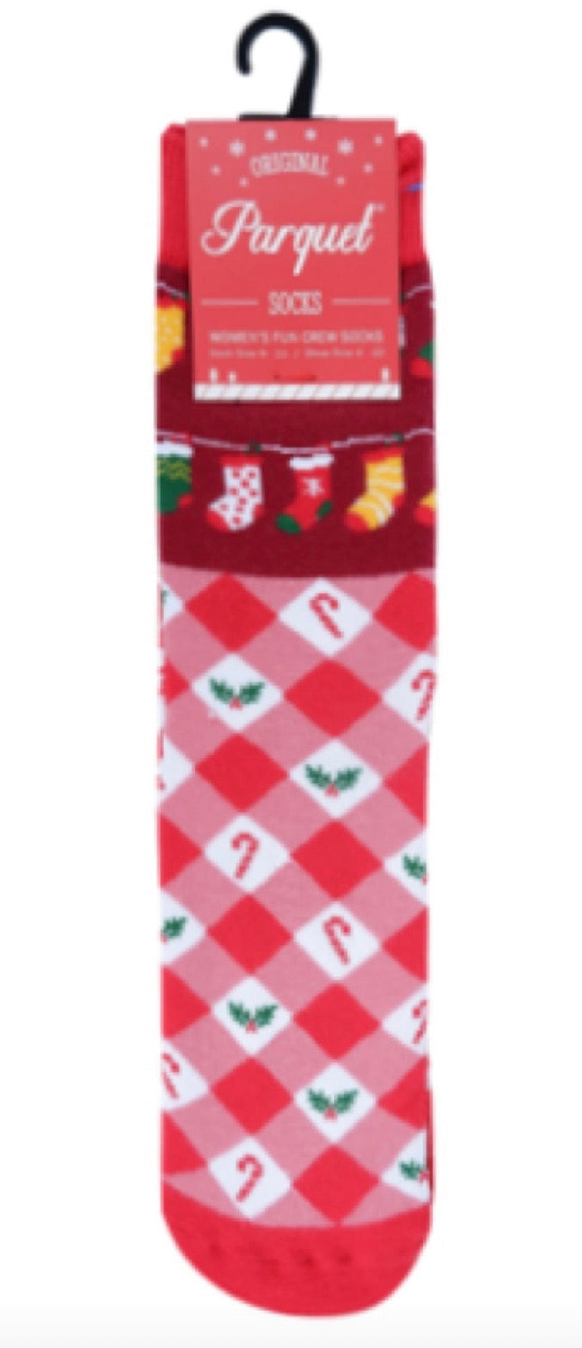 CHRISTMAS Ladies Crew Socks PARQUET BRAND (Choose Style)