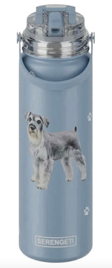 Dog & Cat Stainless Steel 24 Oz. Water Bottle By E&S Pets (Choose Breed) - Novelty Socks And Slippers
