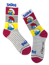 THE SMURFS Ladies Socks By PERRI’S Socks (Choose Style) - Novelty Socks And Slippers