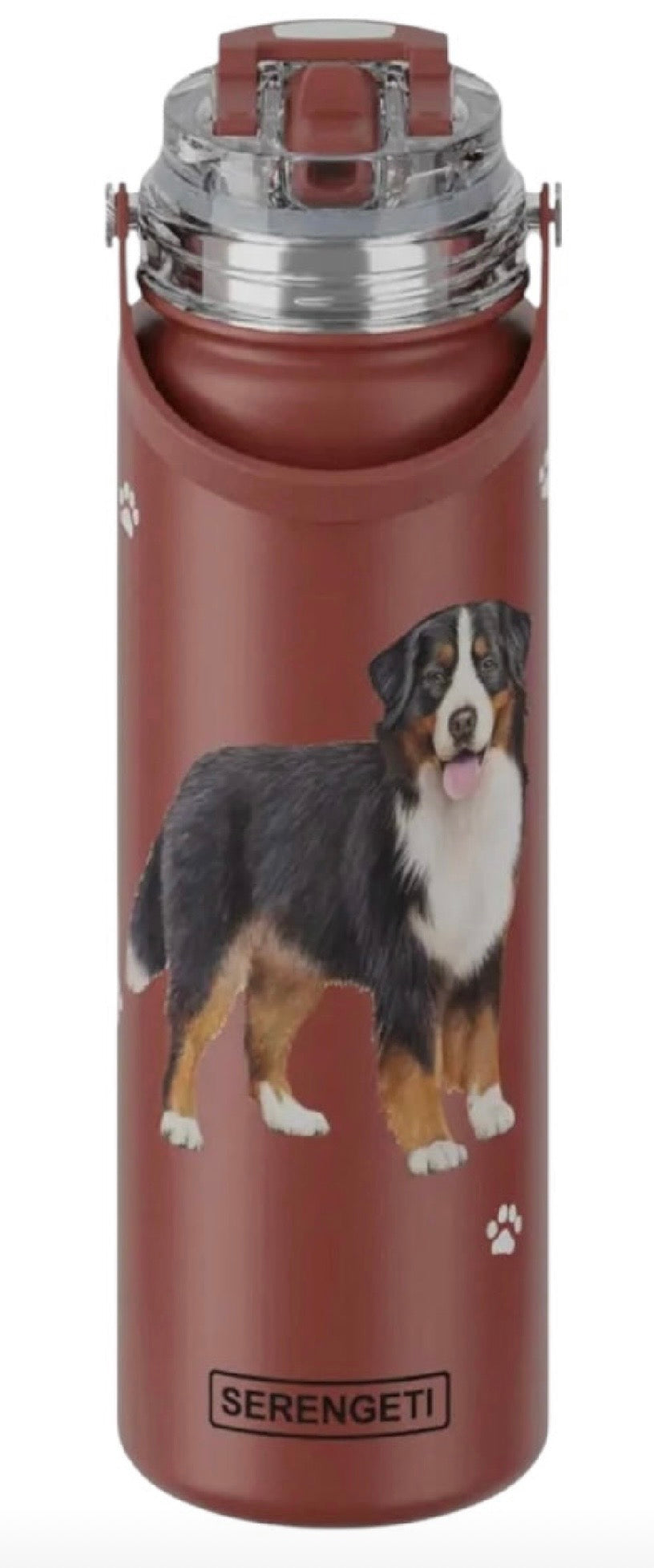 Dog & Cat Stainless Steel 24 Oz. Water Bottle By E&S Pets (Choose Breed) - Novelty Socks And Slippers