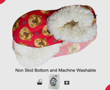 POMERANIAN Dog Ladies Non-Slip Slippers COMFIES BRAND By E&S Pets - Novelty Socks And Slippers