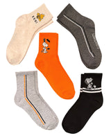 PEANUTS Ladies 5 Pair Of HALLOWEEN Socks ‘EEK’