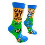 SAFE SEX PREVENTS MINIVANS Ladies Socks Fabdaz Brand