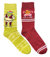 SHREK The Movie Men’s CHRISTMAS 2 Pair Of Socks ‘HAPPY HOLIDAYS’