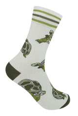 LARGE TORTOISE Adult Unisex Socks FUNATIC Brand Tortoise’s All Over - Novelty Socks And Slippers