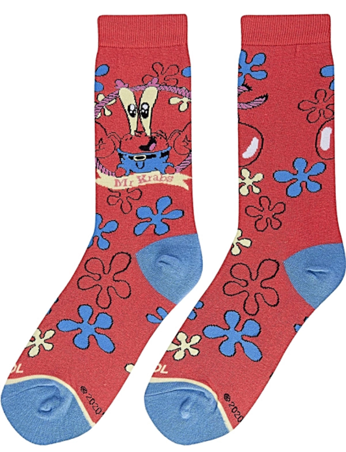 COOL SOCKS BRAND Ladies SPONGEBOB SQUAREPANTS Socks ‘BABY KRABS’ - Novelty Socks for Less