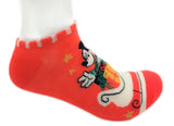DISNEY Ladies CHRISTMAS 6 Pair of No Show Socks ‘FABYULEOUS’ - Novelty Socks And Slippers