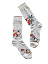 THE FLINTSTONES Cartoon Men's Socks FRED & BARNEY - Novelty Socks And Slippers