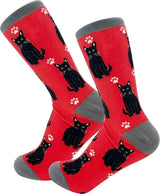 BLACK CAT Adult Unisex Socks By E&S Pets Choose Style
