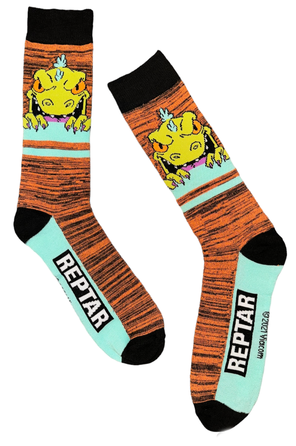 RUGRATS MEN’S REPTAR SOCKS NICKELODEON - Novelty Socks And Slippers