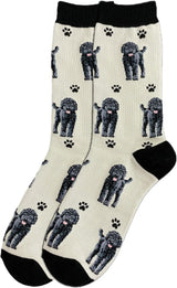 BLACK LABRADOODLE Dog Adult Unisex Socks By E&S Pets Choose Style