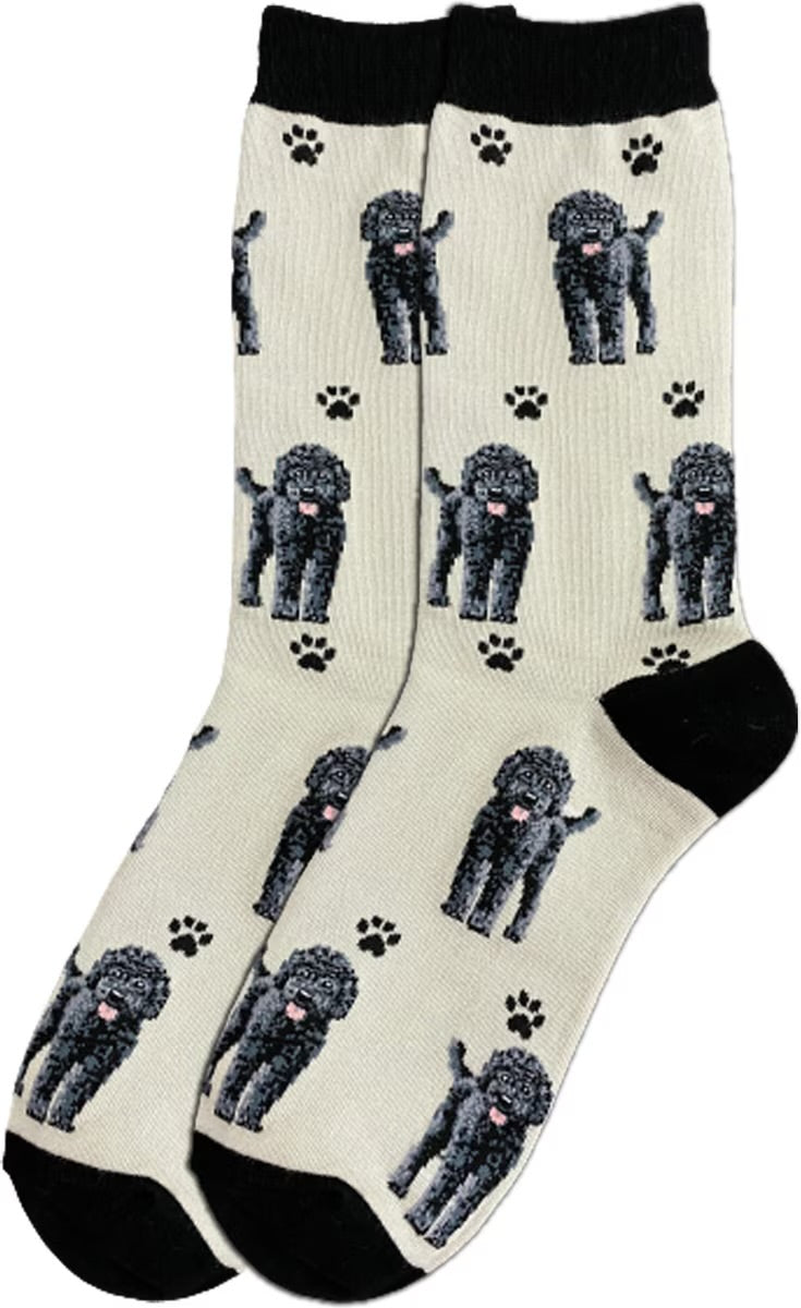BLACK LABRADOODLE Dog Adult Unisex Socks By E&S Pets Choose Style