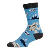 YO YETI Men’s YETI & MOUNTAINS Socks OOOH GEEZ Brand