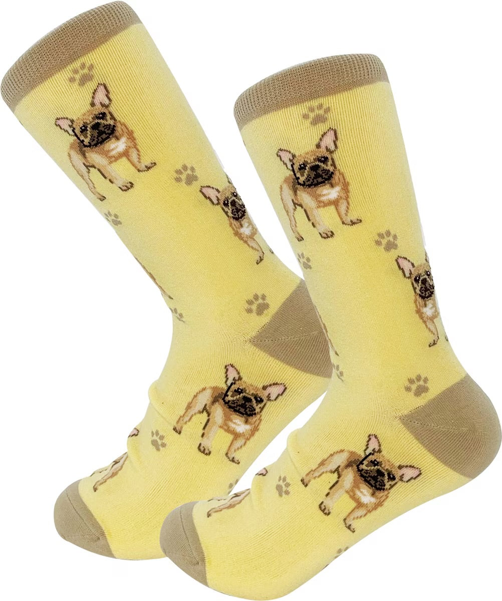 FRENCH BULLDOG Adult Unisex Socks By E&S Pets Choose Style