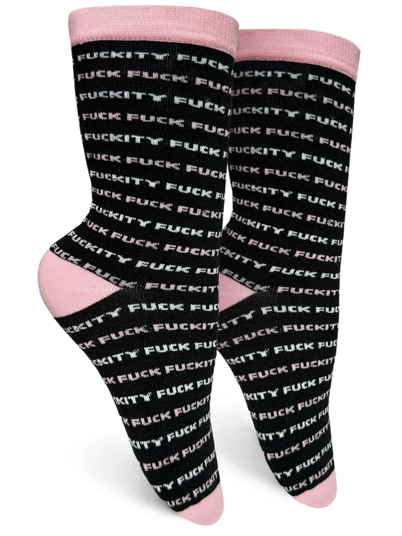 FUCKITY FUCK FUCK Ladies Socks GROOVY THINGS Brand - Novelty Socks And Slippers