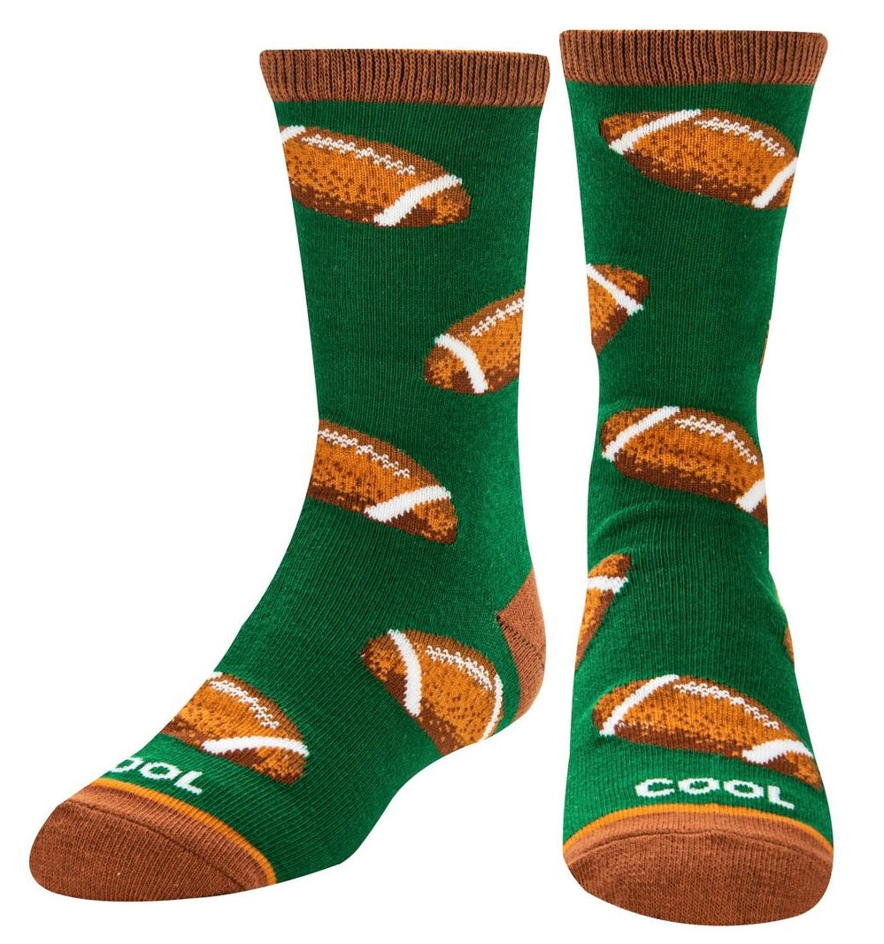 COOL SOCKS Brand Unisex Kids FOOTBALL Socks FOOTBALLS ALL OVER - Novelty Socks And Slippers