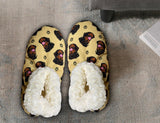 COMFIES BRAND Ladies ROTTWEILER DOG Non-Skid Slippers - Novelty Socks And Slippers
