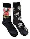 SPONGEBOB SQUAREPANTS Men’s 2 Pair Of HALLOWEEN Socks With PATRICK ‘SUCH A TREAT’