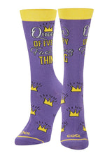 QUEEN OF EVERY FUCKING THING LADIES SOCKS COOL SOCKS BRAND