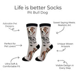 PIT BULL Dog Adult Unisex Socks By E&S Pets Choose Style