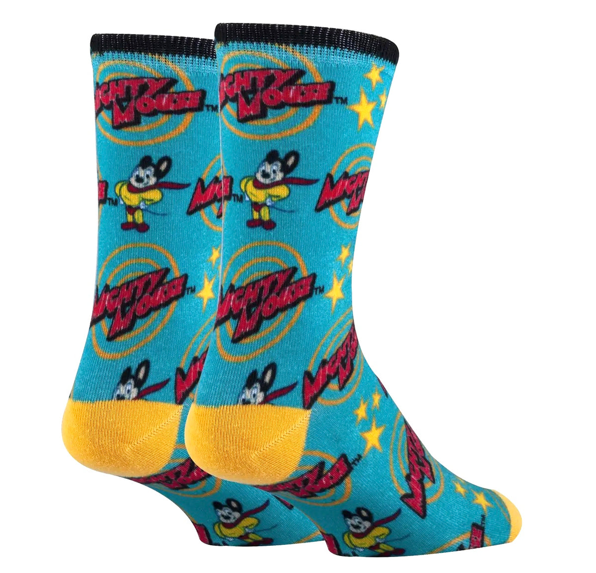MIGHTY MOUSE Men’s ‘SAVE THE DAY’ Socks - Novelty Socks And Slippers